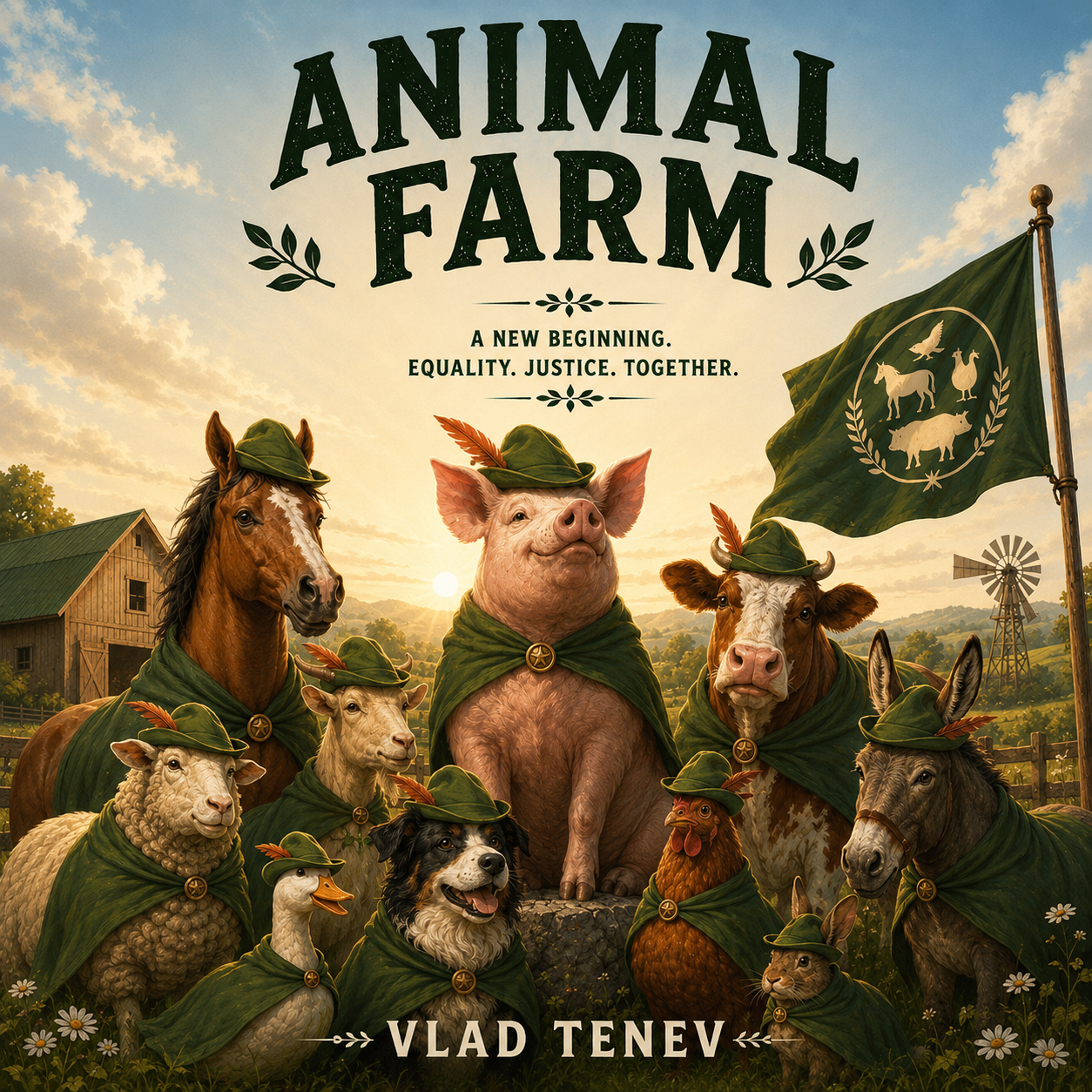 $ANIMALFARM — A New Beginning. Equality. Justice. Together.